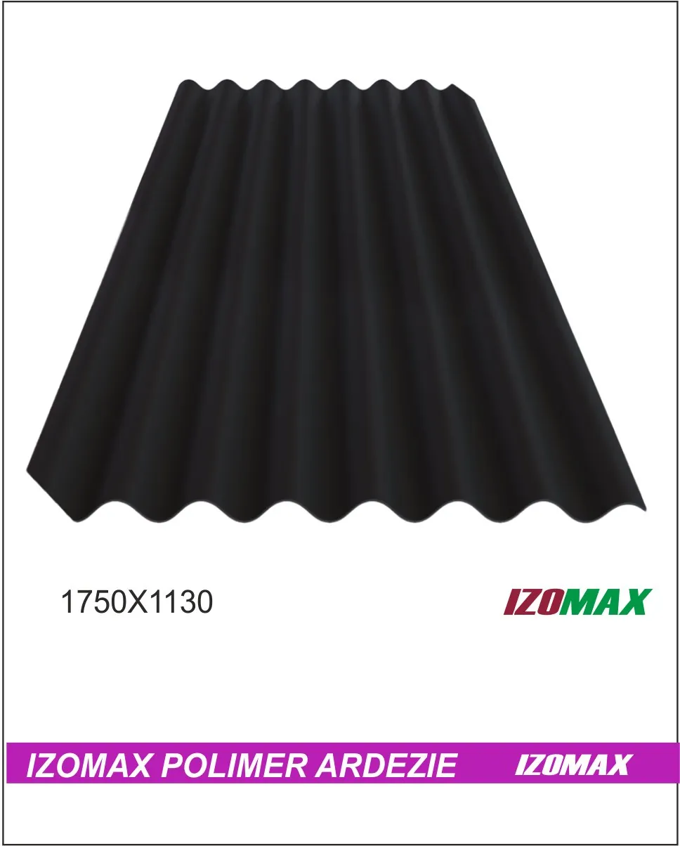 Izomax черный Ardezie din plastic Izomax<strong> Classic 1.75×1.13 m, черный</strong>