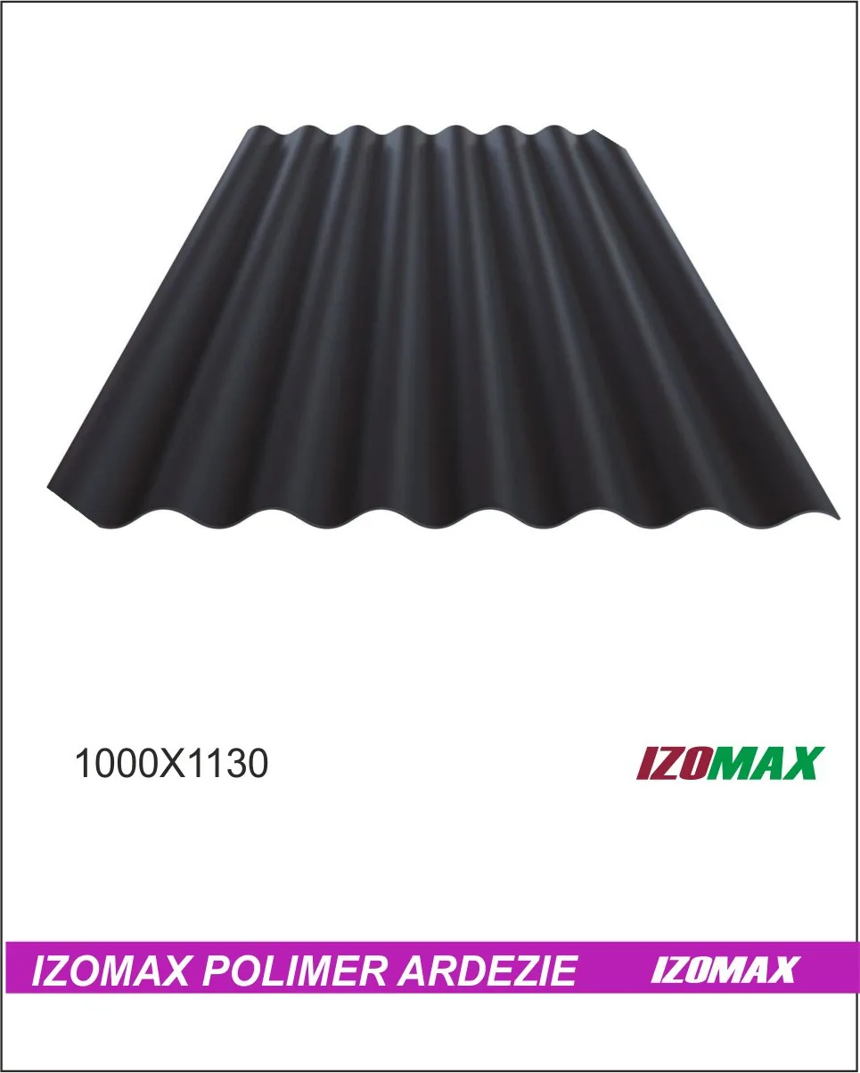 Izomax Renaissane Графит Изомакс полимер цементный шифер<strong> Renaissance 1.0 x 1.13 m, графит</strong>