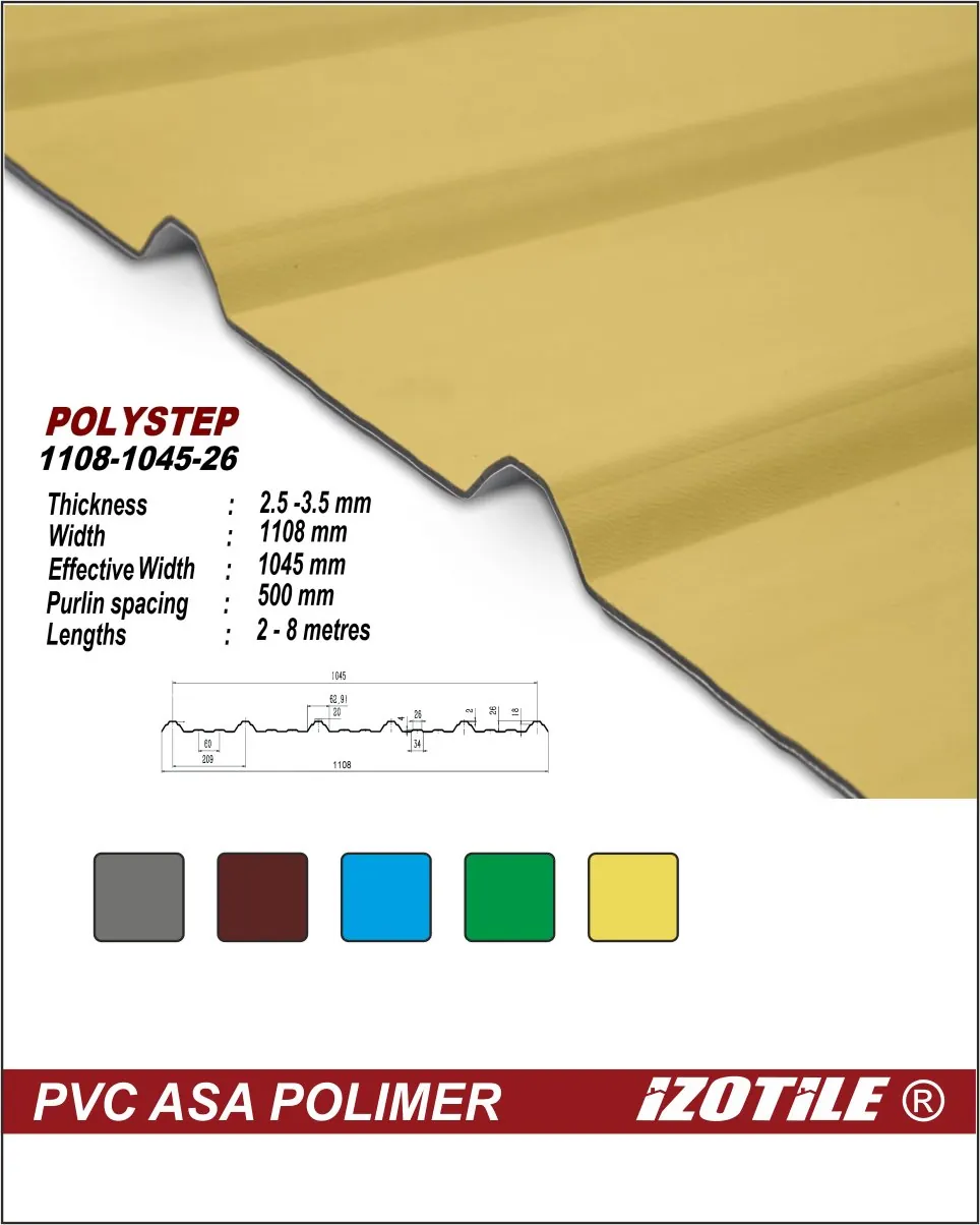 Polystep Izotile Polystep 1108х2000-6000 мм