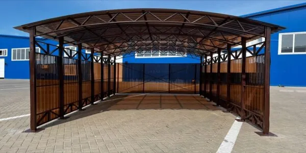 Acoperiș pentru copertină: TOP 5 cele mai populare materiale - Polysot.md